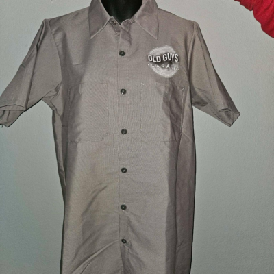 Button Up Old Guy's Garage Men's Shirt