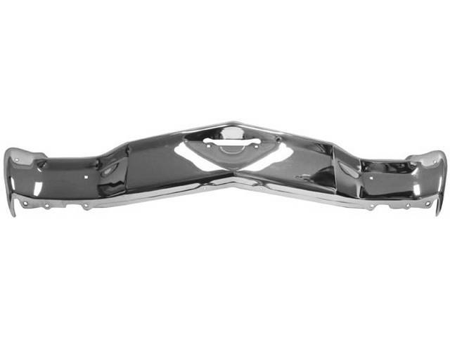 BUMPER, Front, Chrome, Repro